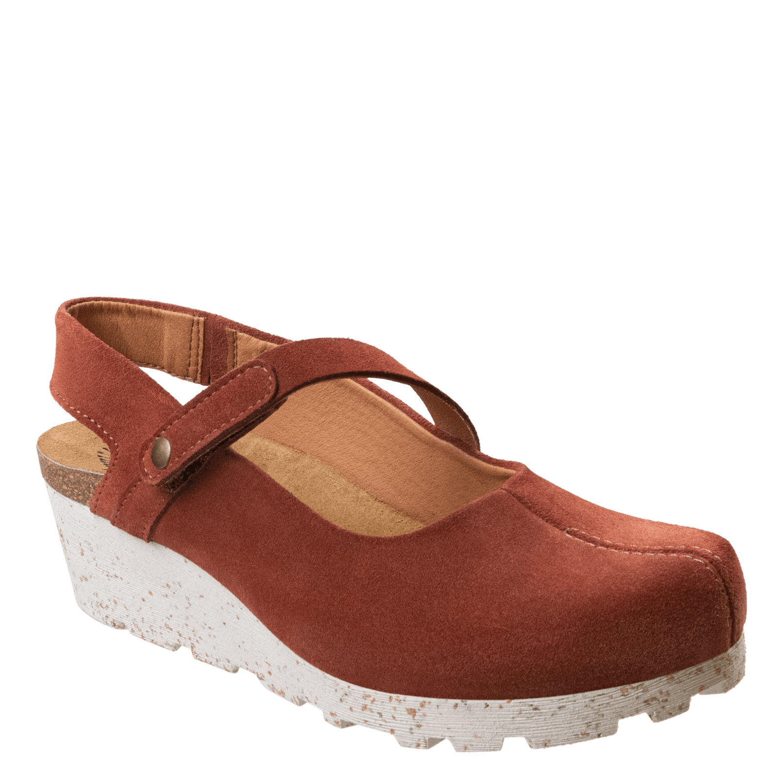 HOMAGE in RUST Wedge Clogs - OTBT shoes